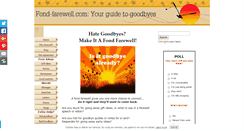 Desktop Screenshot of fond-farewell.com